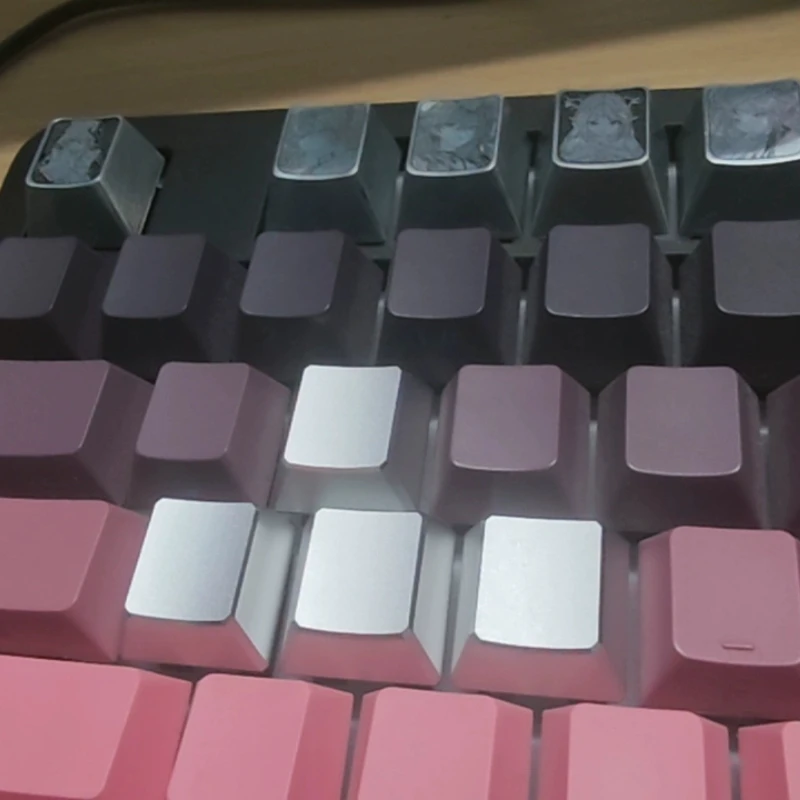 CNC Aluminium Alloy Theme Keycaps Set Custom Original Handmade XDA Cherry Profile Keycaps for Mechanical Keyboard Accessories