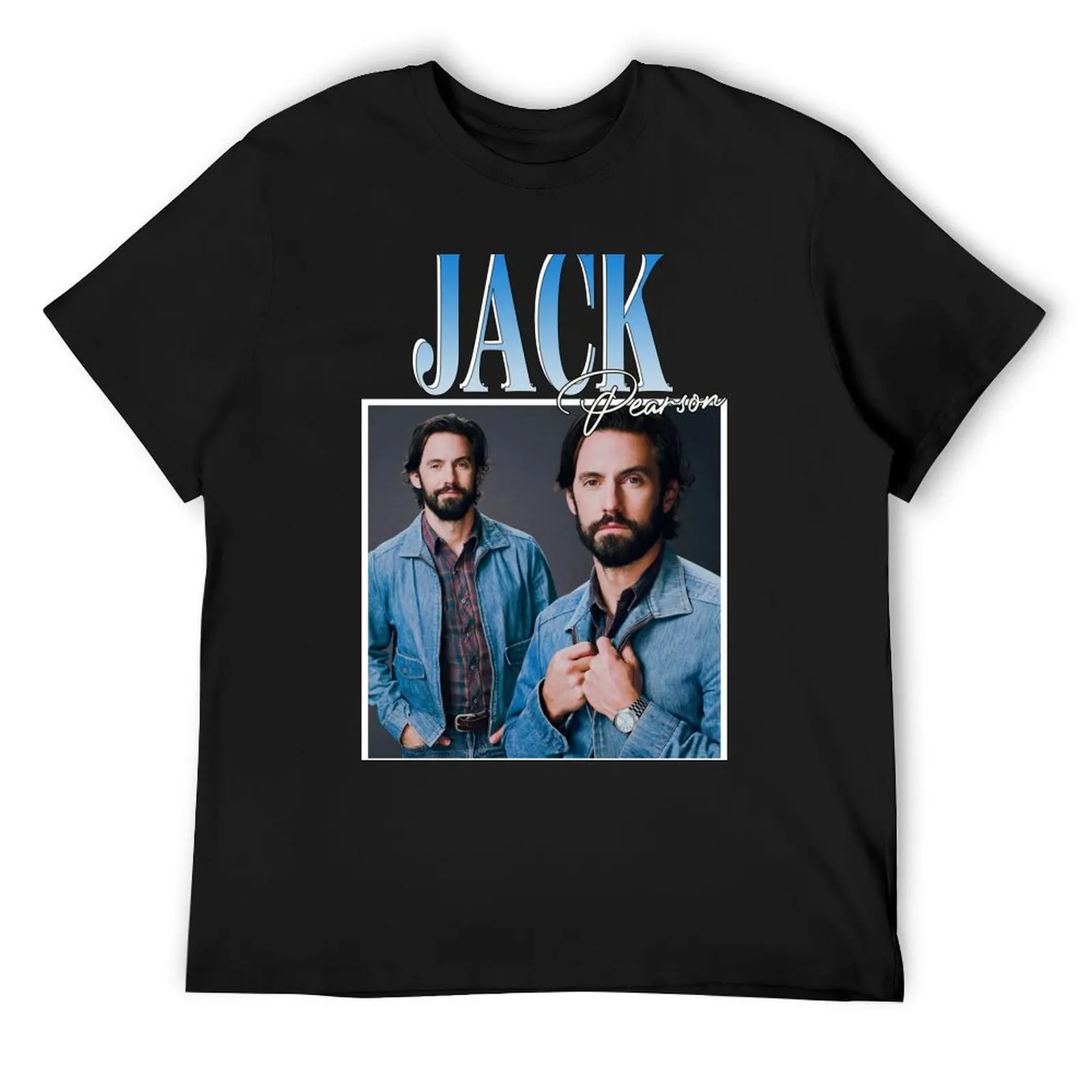 Jack Pearson T-Shirt street wear designer shirts men workout shirt