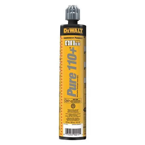 AC100+ Gold Epoxy, 9 Oz Container Size Cartridge, Includes Mixing Nozzle