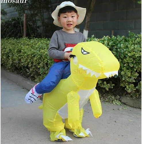 Dinosaur Inflatable Clothing Children's Little Dinosaur Clothing Inflatable Dinosaur Clothing Funny Riding Pants Dressing Props