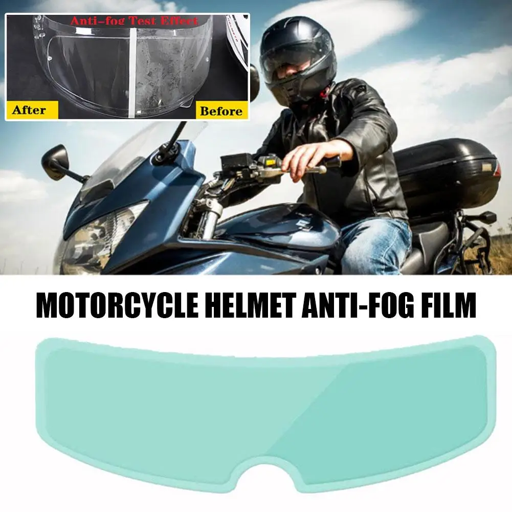 Filme anti-fog universal para o capacete elétrico da motocicleta, remendo claro, revestimento adesivo, montando B4A2