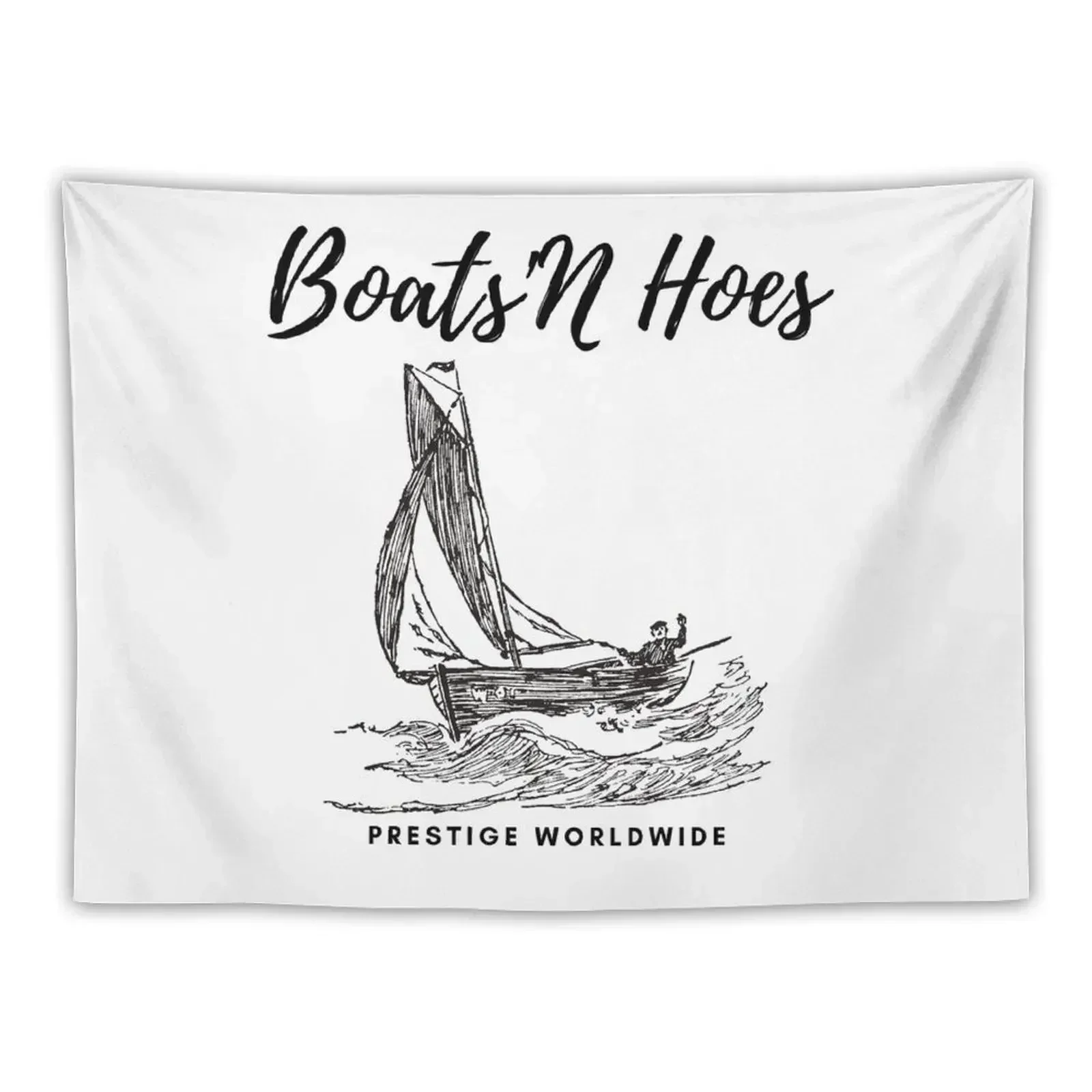 boats and hoes shirt step brothers T-shirt Online Tapestry Cute Room Things Wall Hanging Wall On The Wall Tapestry