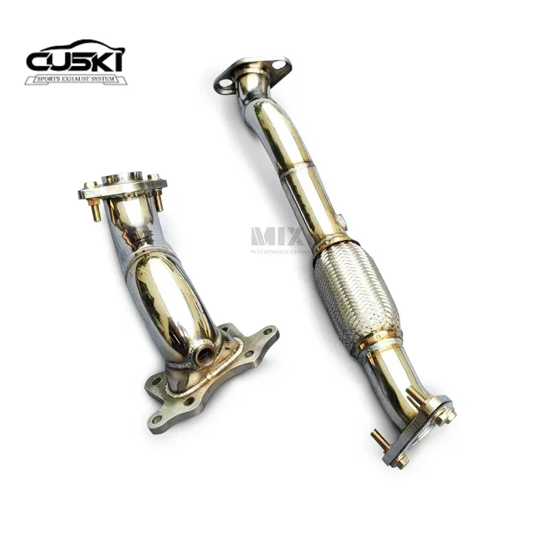 High Flow Exhaust Manifold for Honda Fit GE8 1.5 2008-2013 quality Stainless Steel Exhaust Modification Accessories car Exhaust