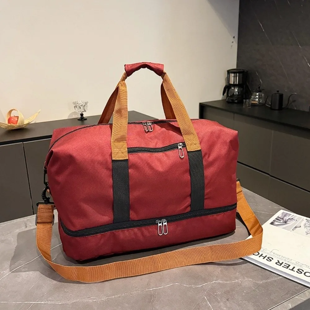 Large Capacity Short-haul Travel Bag Multifunctional Gym Dry-Wet Separation Sports Fitness Bag Crossbody Waterproof