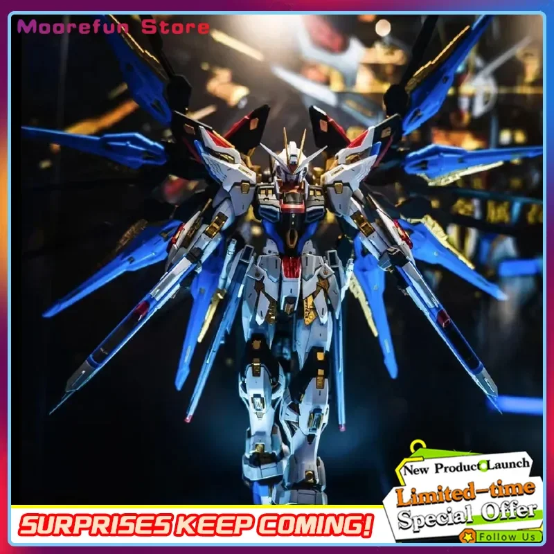 Auf Lager New Life Destiny Assault Freedom HG Unicorn Red Heretic Montagemodell Spielzeug Roboter Actionfigur für Jungen Sammlerstück