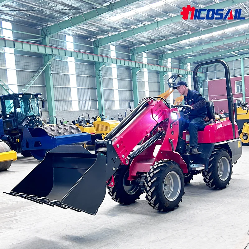 

Hot Sale in Europe Nicosail Euro 5 Compact Diesel Wheel Loader Mini 7.5 Ton with Telescopic Arm
