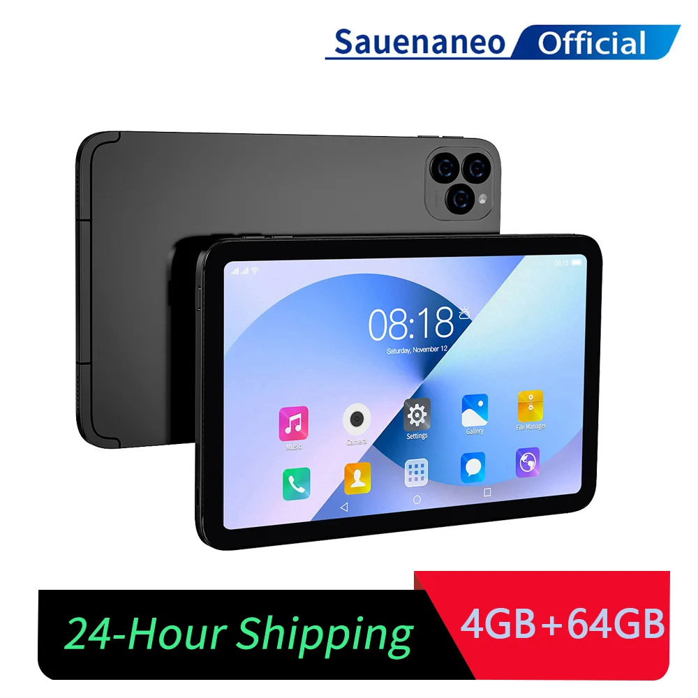 Global version 4GB+64GB 6000mAh Large Battery, Supports Dual Card Dual Standby, Supports Google Bluetooth for Android Tablets