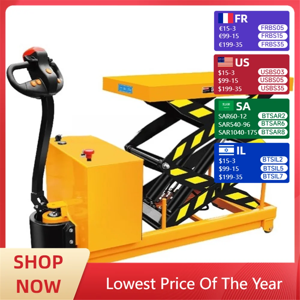 

Mobile electric hydraulic lifting platform vehicle