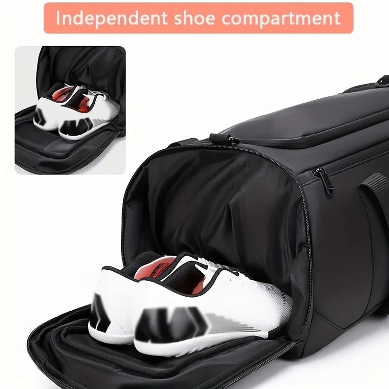 กระเป๋าเดินทาง Duffel ความจุขนาดใหญ่ - ผ้า Oxford ที่ทนทาน กระเป๋ายิมกีฬากลางคืนที่กว้างขวางและมีสไตล์พร้อมช่องหลายช่อง