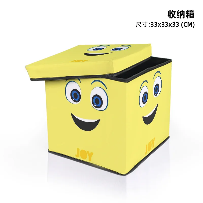 Disney Inside Out 2 Clothes and debris storage box Emotions around the joy and sorrow collapsible canvas square storage box