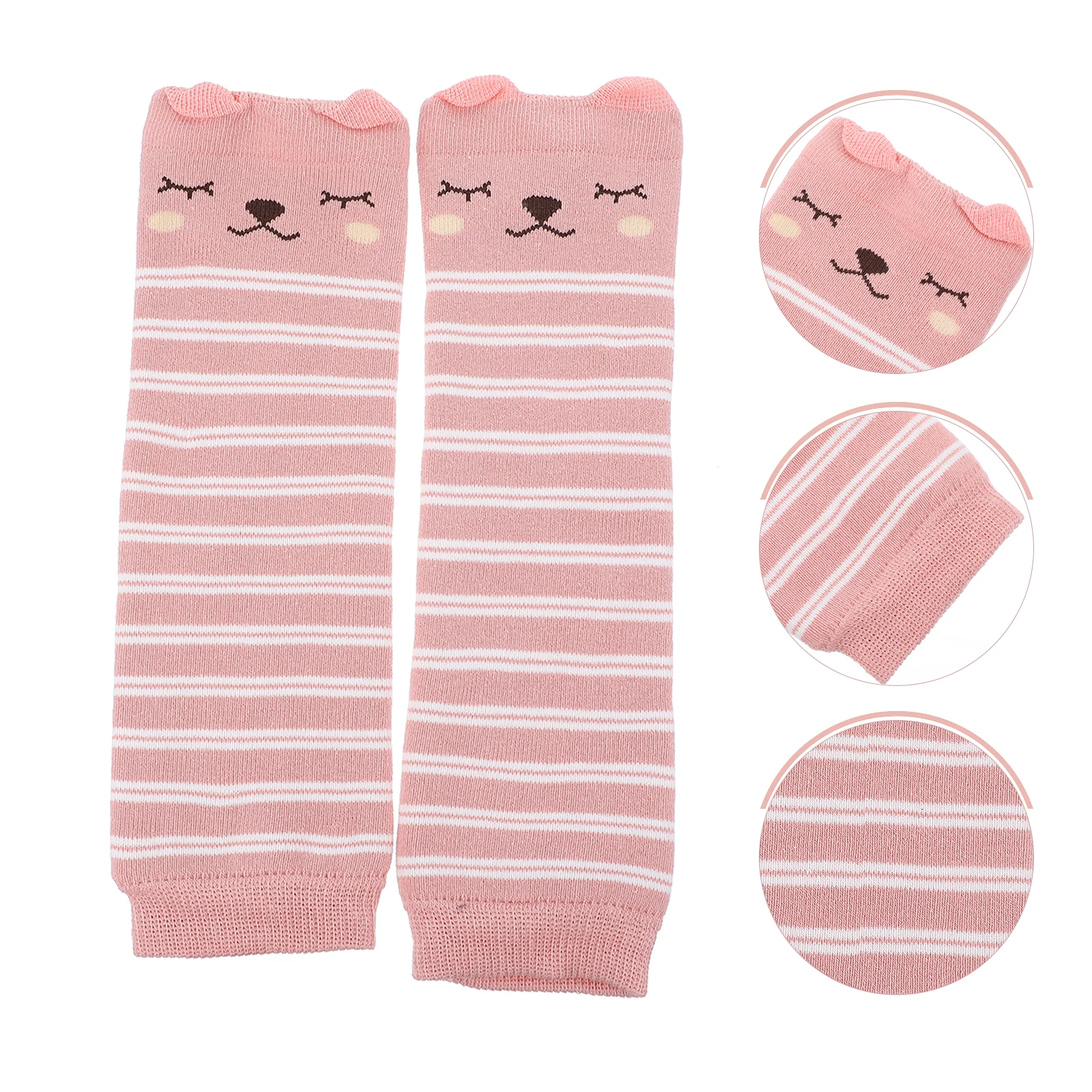 

Knee Socks Pads for Crawling Babies Baby Girl Kids Keep Warm Boy Toddler Combed Cotton Leg Warmers Child