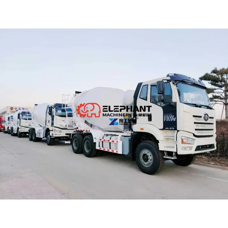 12 Cubic Meter Volumetric Concrete Mixer Truck with Engine Pump Motor Gearbox Core Components Included for Sale