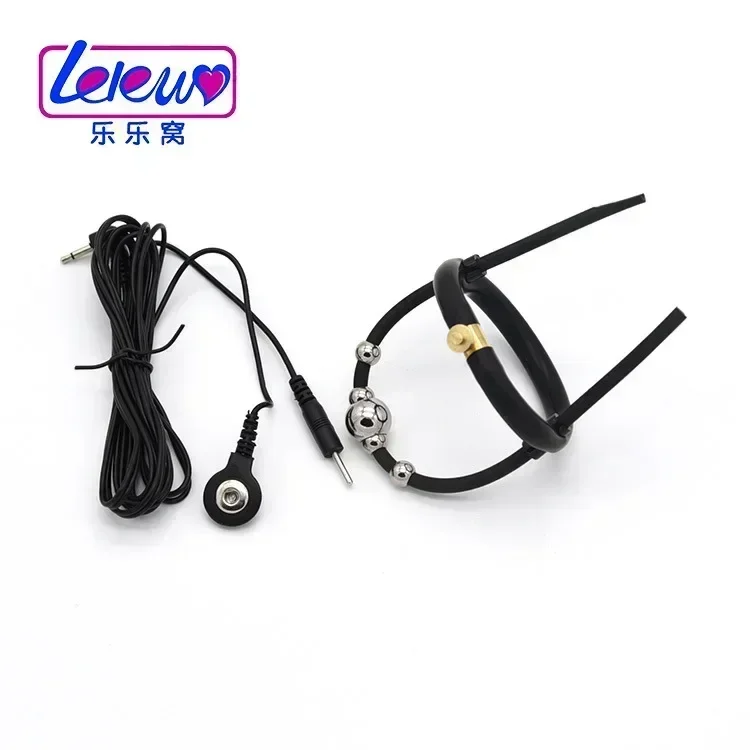 سيليكون القضيب الدائري حزام الخرز الجنس لعب الطبية تحت عنوان لعب الكبار أدوات الجنس البديل عبودية الملحقات صدمة كهربائية نبض #4