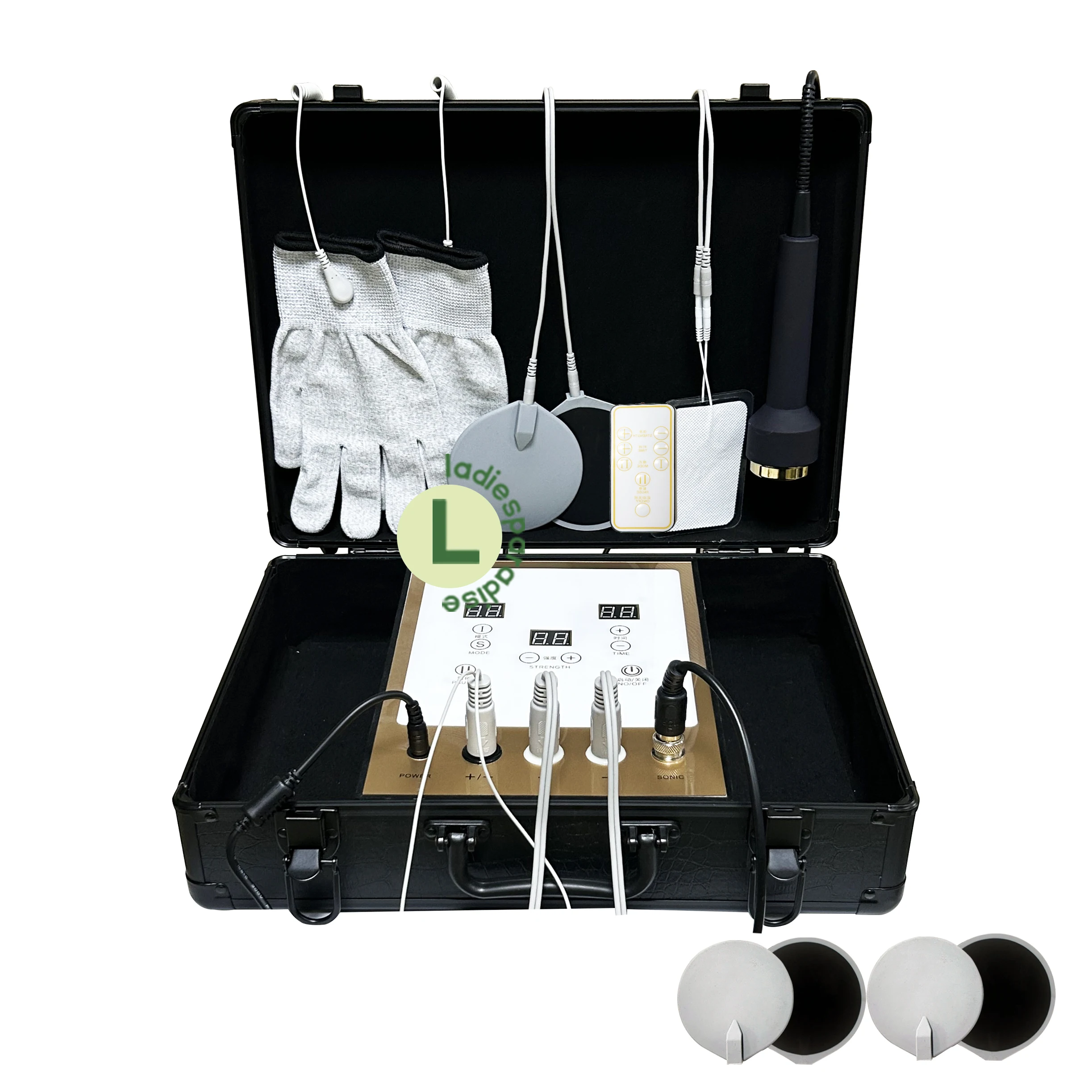 3.0 Version Bio Pulse Massager DDS Bioelectric Therapy  with Facial Care Massager Probe for Meridian Relaxation, Pain Relief