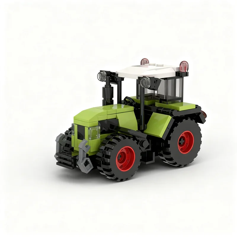 

NEW 154PCS MOC Claas Arion Wheels Tractor Trailer Model DIY Creative Ideas Child Toy Birthday Gift Technology Building Bricks