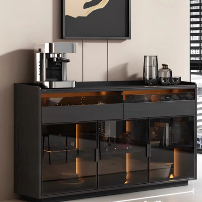 

Slate Sideboard Wine Cabinet Integrated Storage Home Living Room Wine Cabinet Creative Function Bar Furniture Juomakaappi XY50JG