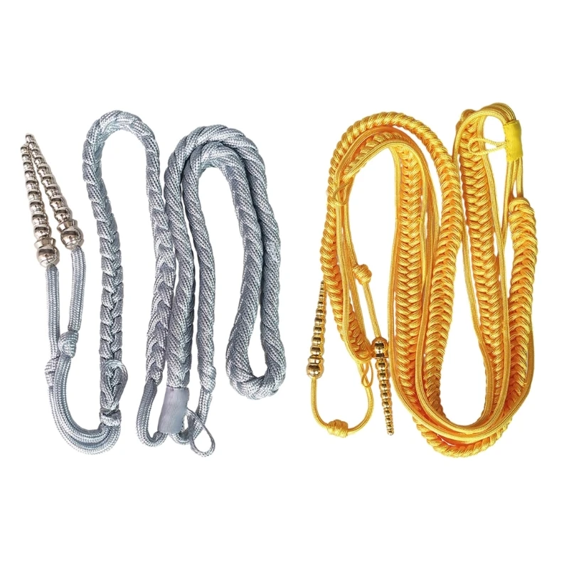 

Versatile Shoulder Cord Tassels Chain Shoulder Flaps Uniform Cosplay Costume Fringe Epaulettes DIY Clothing Accessories