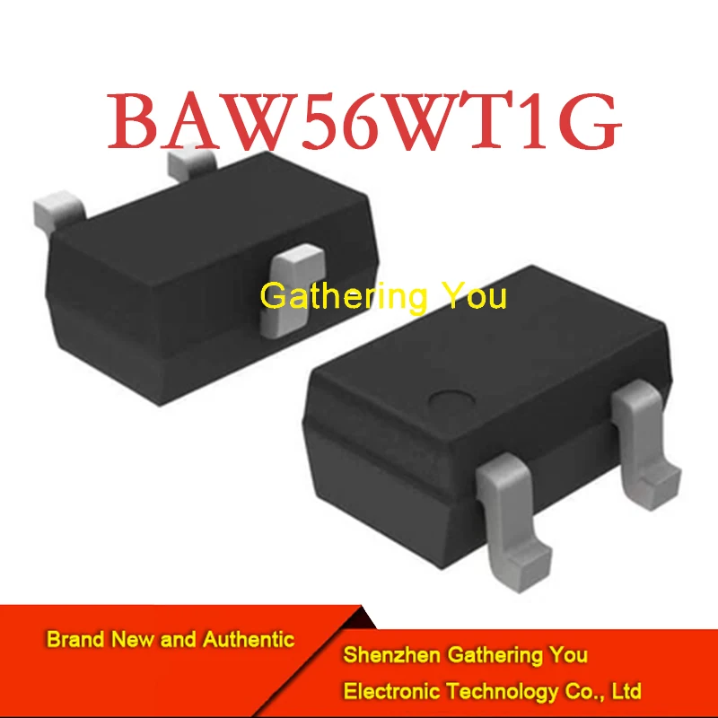 BAW56WT1G SOT323 Diode-Usage général, Joli d'alimentation, 70V, 200mA, Neuf, Authentique