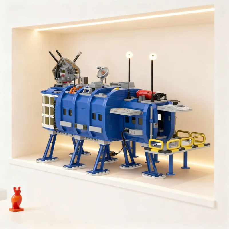 

1194pcs MOC Spatioport Control Center Space Model Building Blocks Creative Gift DIY Display Decor Adult Premium Kids Desk Home