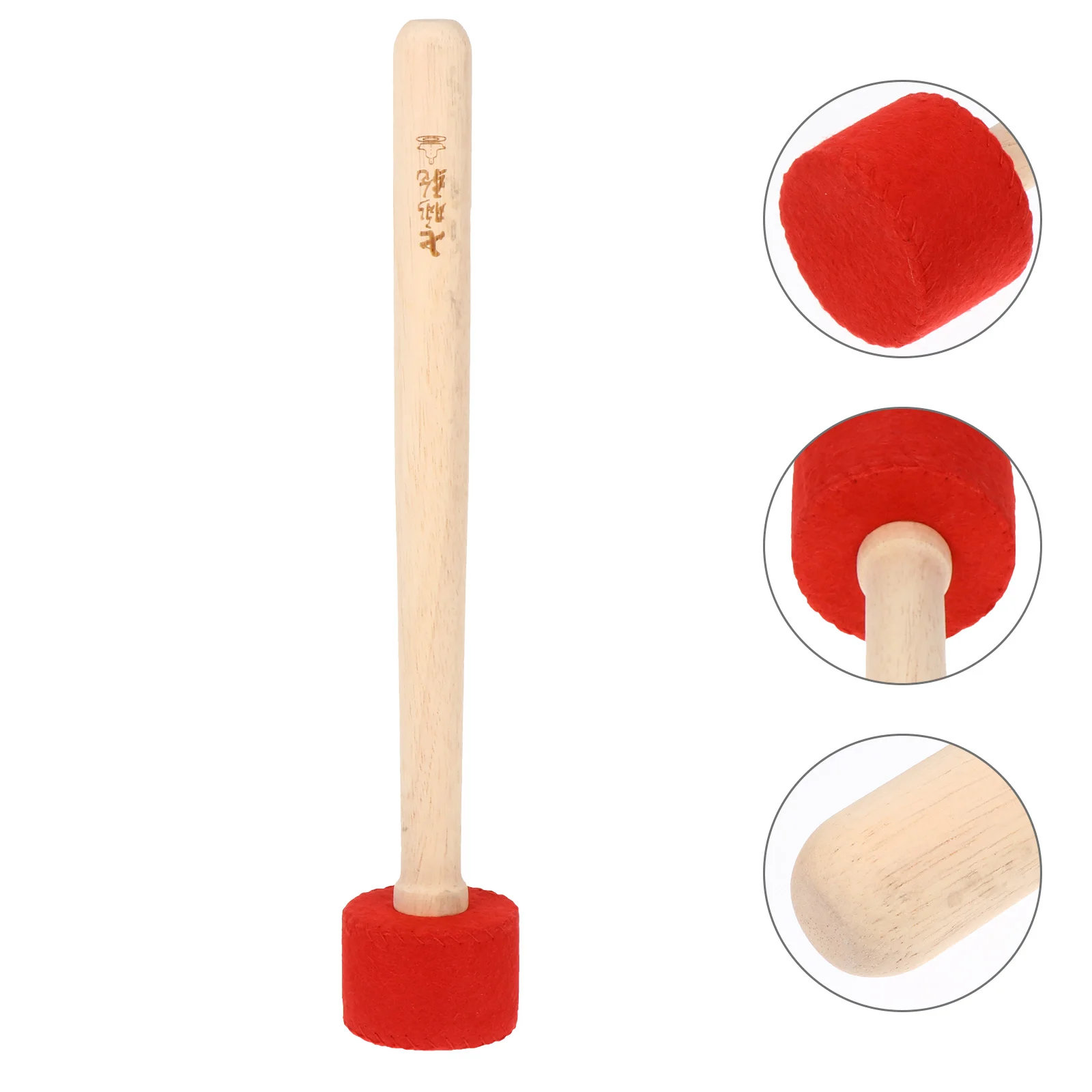 

1pc Singing Bowl Mallet Striker Gong Hammer Wooden Portable Easy Clean Smooth Surface Gift Wrapped Bass pcs