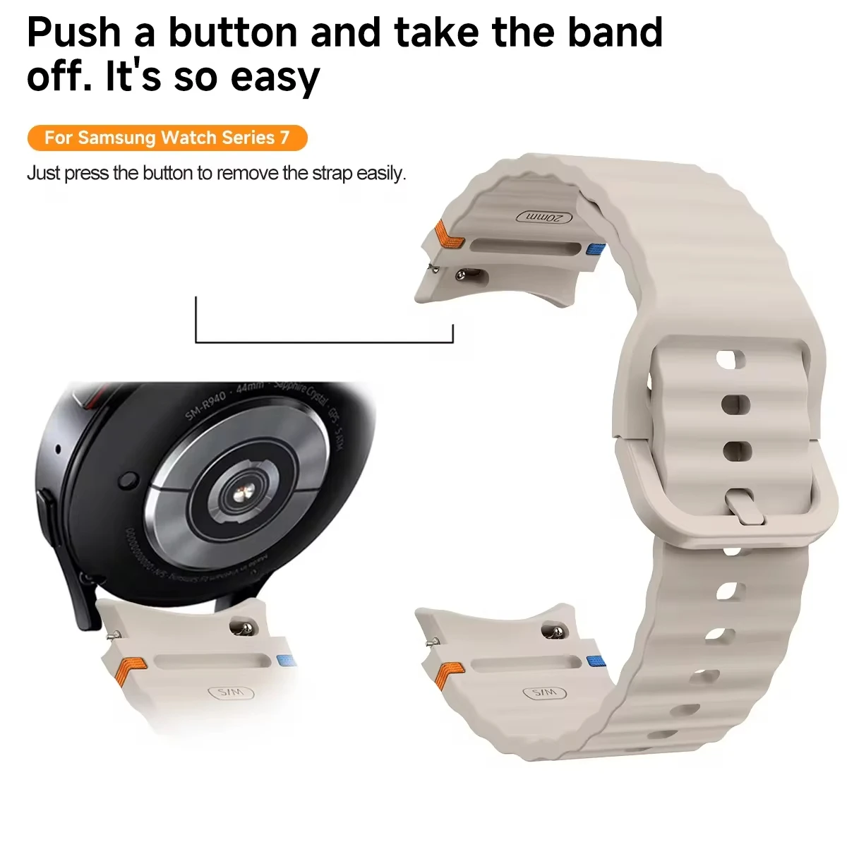 Original Silicone Strap for Samsung Galaxy Watch 7 FE 6 4 Classic 5 pro 44mm 40mm 43mm 47mm 45mm Bracelet Galaxy Watch6 7 Band