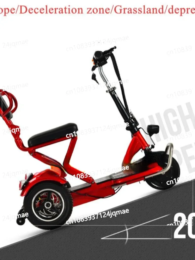 Mobility Cycle for Adults, Light and Portable Electric Scooter, Wheelchair for Disabled People, Long-range Battery for Travel