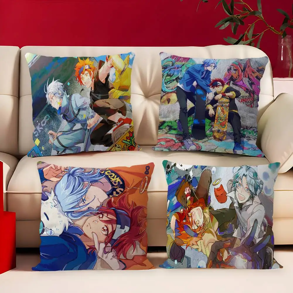 Cool Boy S-Sk8 The Infinity Painting Pillow Cushion Cover Pillowcase Living Room Sofa Home Decor Customized