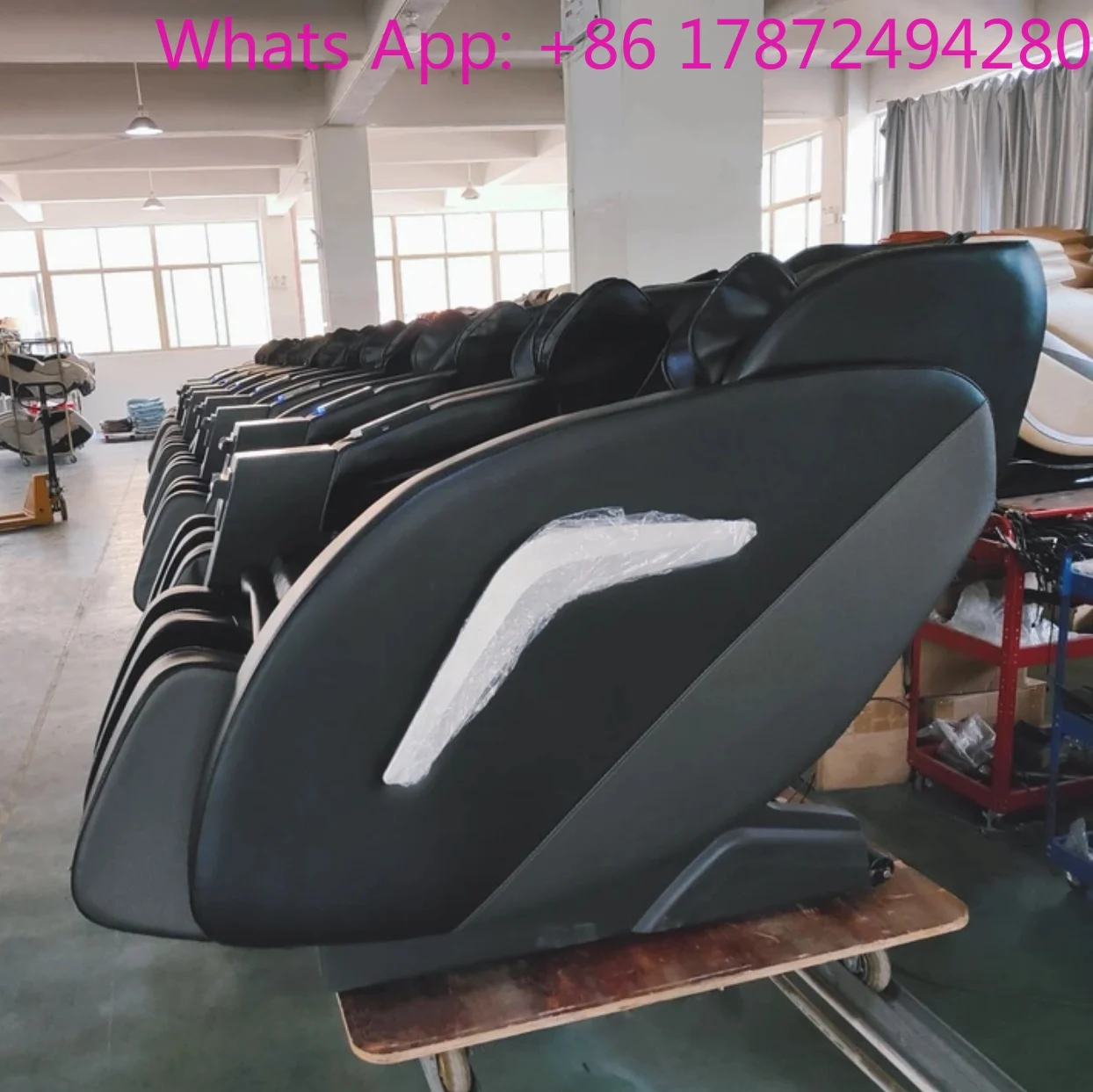 Leading Luxury Shiatsu 4D Massage Chair Foot Spa SL Track Full Body Massage Zero Gravity Recliner Massage Chair
