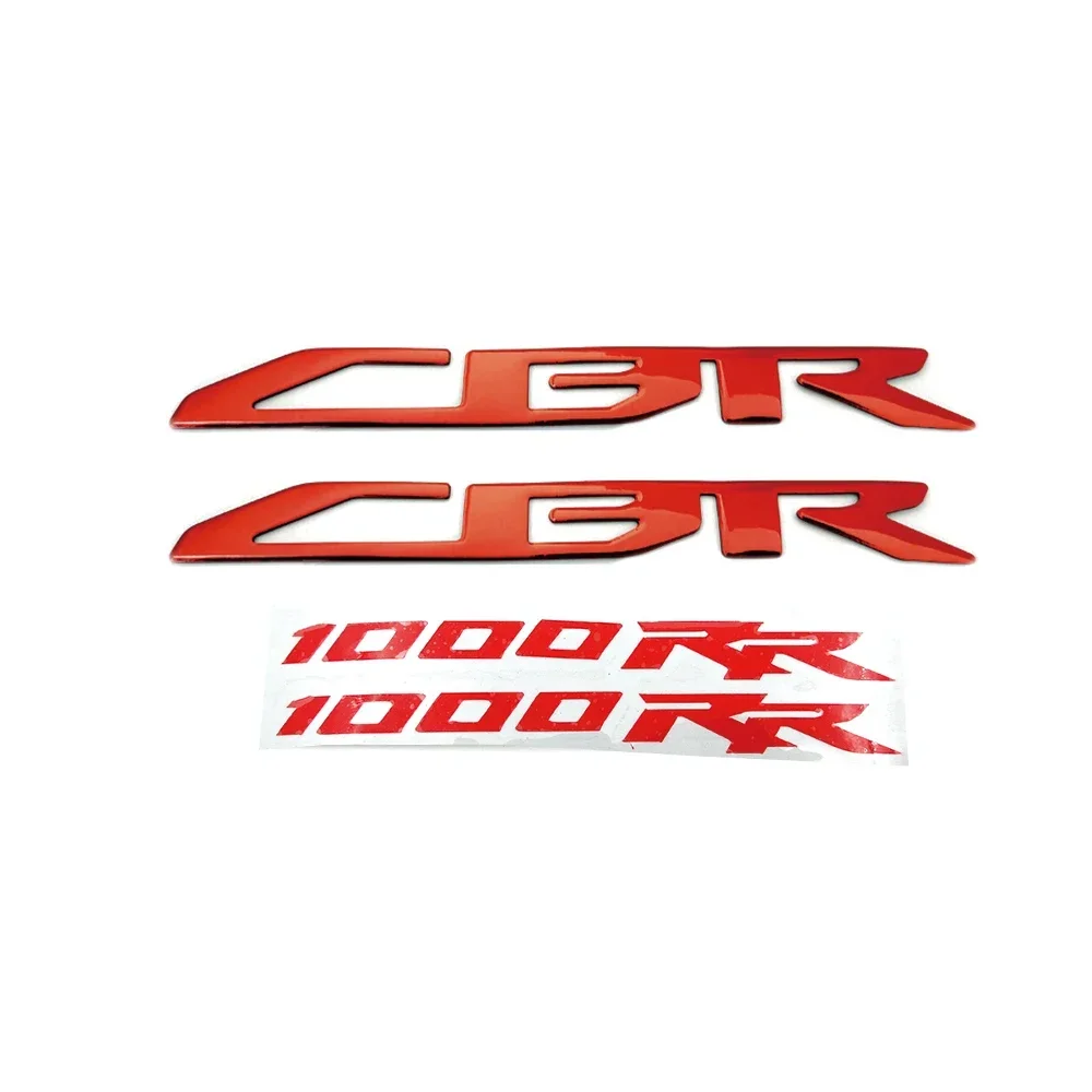 

Motorcycle 3D Applique Emblem Badge Decals Soft Plastic Raised Tank Wheel Tank Stickers For Honda CBR1000RR CBR 1000RR 2008-2017