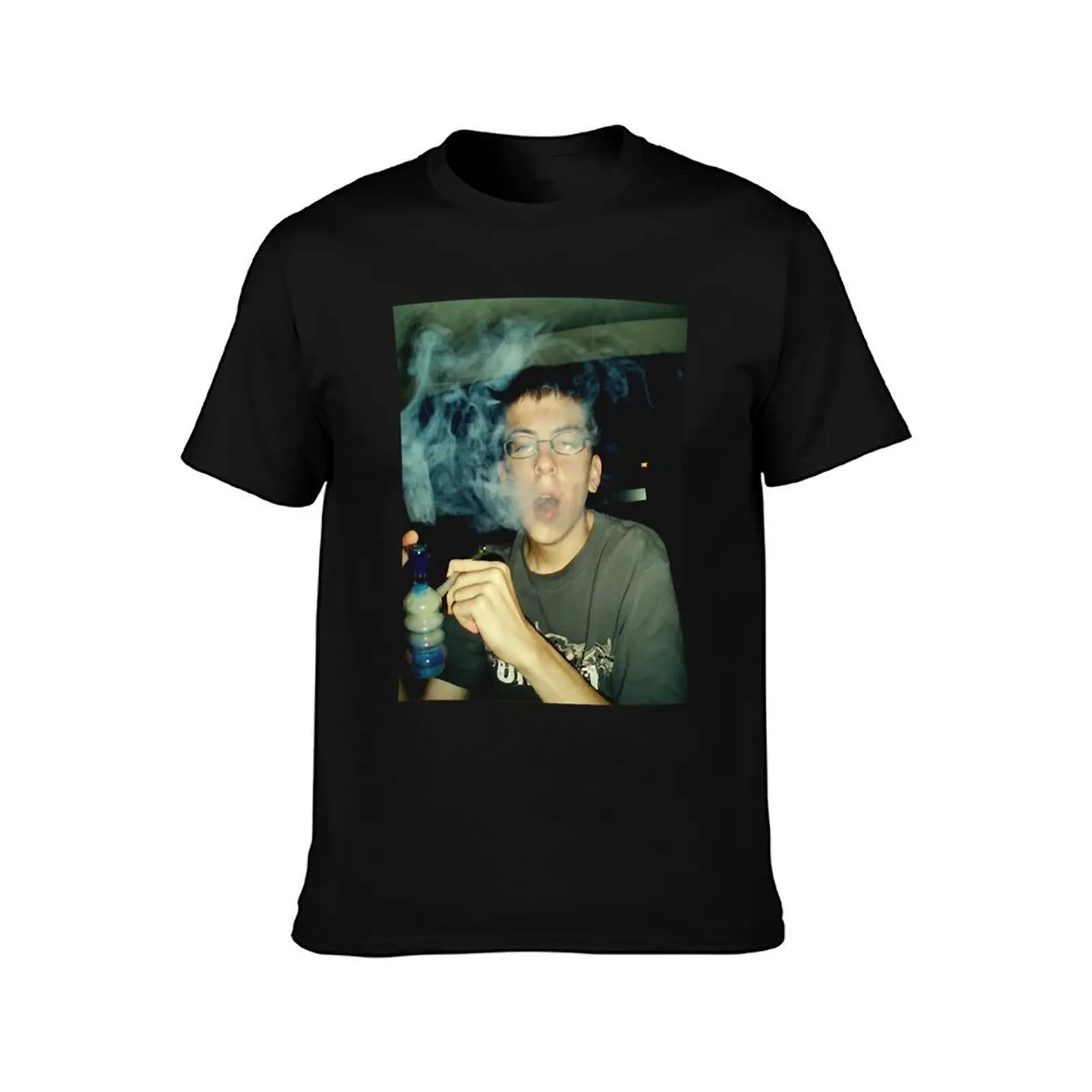 mclovin smoking weed T-Shirt Summer Casual Cotton Tee Oversized Streetwear Tops Vintage Graphic Print Loose Fit Short Sleeve