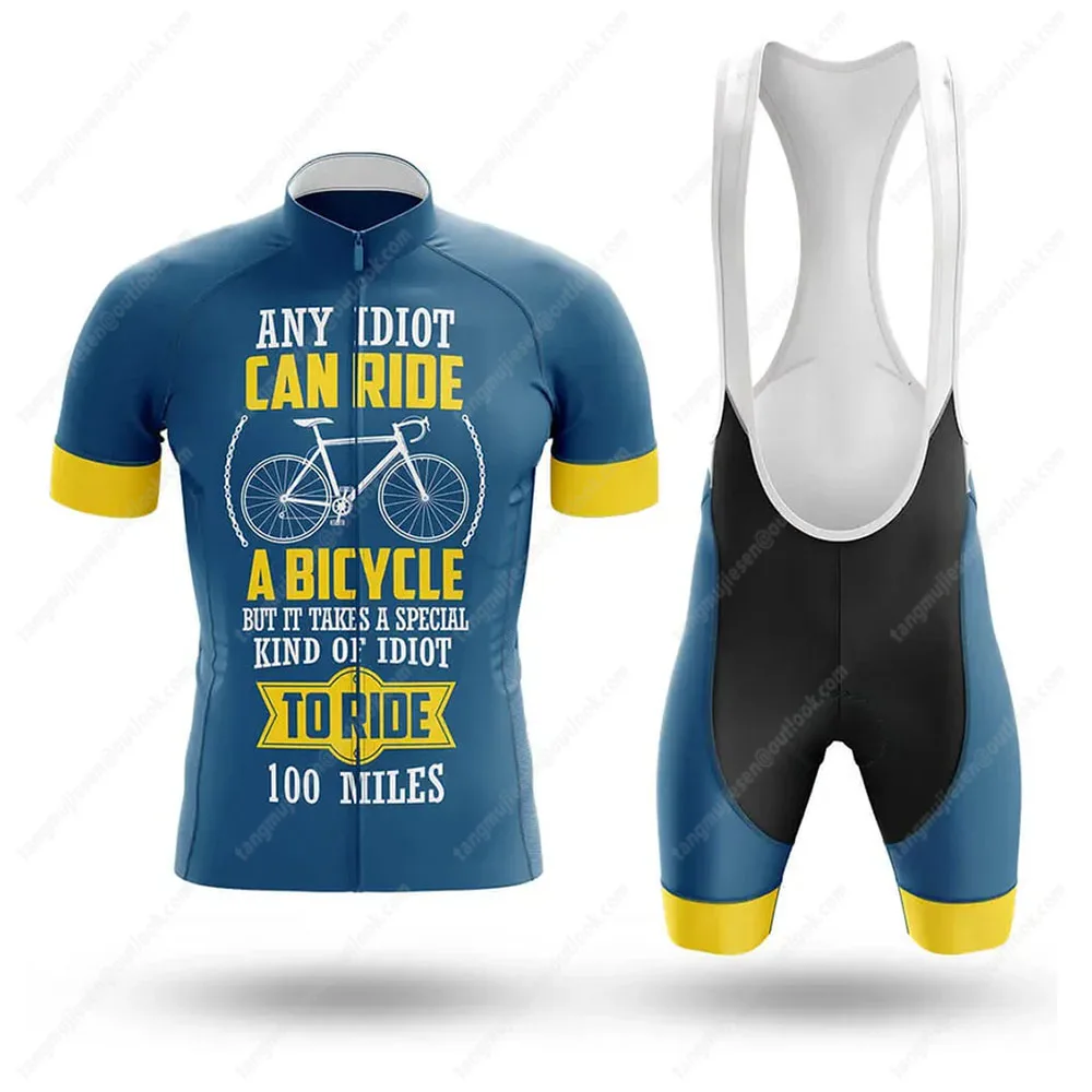 Special Idiot Cycling Clothing Uniform Jersey Men Men's Bike Shorts Man Mtb Pants Outfit Set Bicycle Mountain Sports Sleeveless
