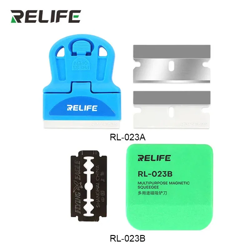 RELIFE RL-023B RL-023A Multipurpose Glue Removal Blade for Mobile Phone Repair High Hardness LCD Screen Frame Disassembly Blade