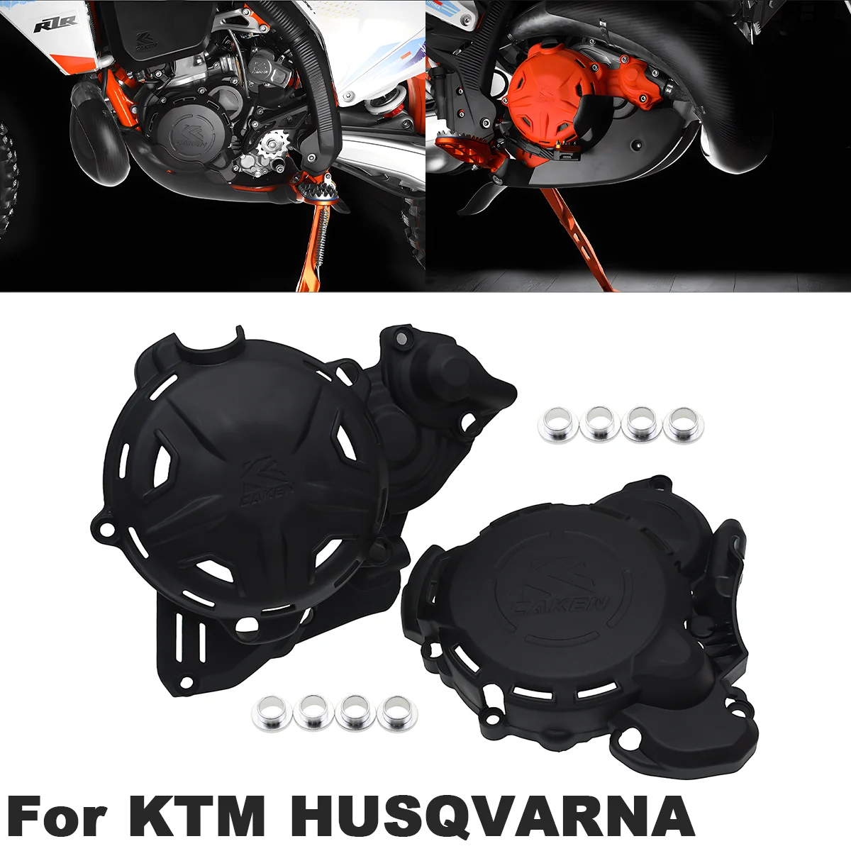

Motorcycle Engine Ignition Clutch Cover Protector Guard For KTM EXC250 EXC300 XCW250 XCW300 For Husqvarna TE 250 300 PRO 2024