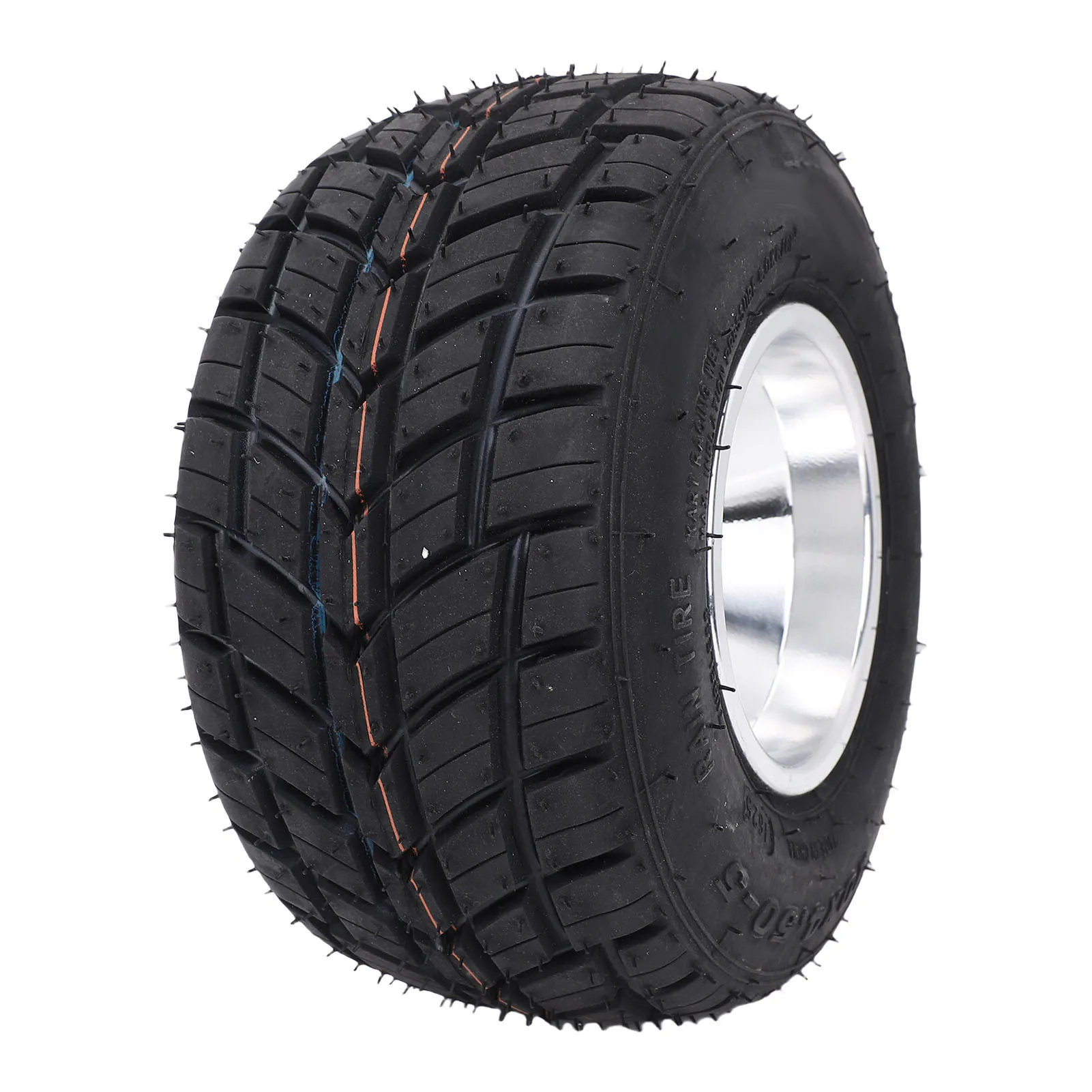 10x4 50 5 Front Rim Wheel Tire Explosion Proof Robust 4PR Structure Excellent Grip Aluminum Alloy Rim ATV Tires for  Cart