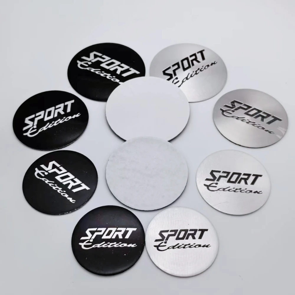 

4pcs 45MM 50MM 56MM 65MM Sport Edition Logo Car Stickers Accessories Fit for Car Wheel Center Caps Hub Cap Rim Dust Cover Emblem