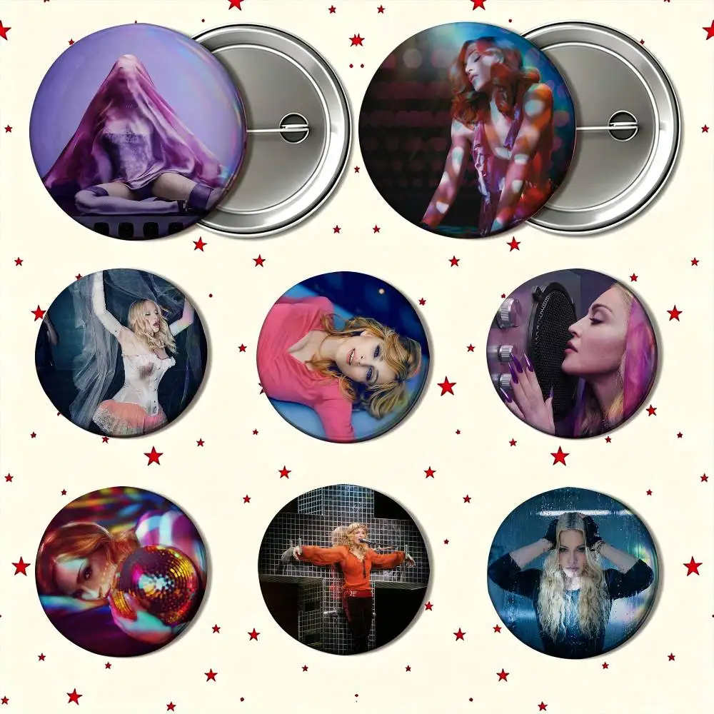 M-Madonna Confessions I Feel So Free Custom Enamel Pin Badges 25mm 32mm 44mm 58mm Backpack Hat Decor Toys Gifts