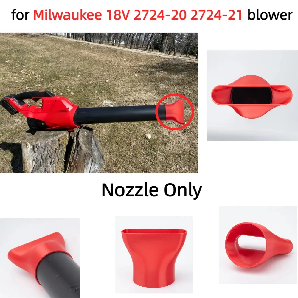 

Leaf Blower Tip Nozzle for Milwaukee 2724-20 2724-21 18V Blower Flat Tip Attachment FOR Clean Yard/Lawn/Gardening(Nozzle Only)