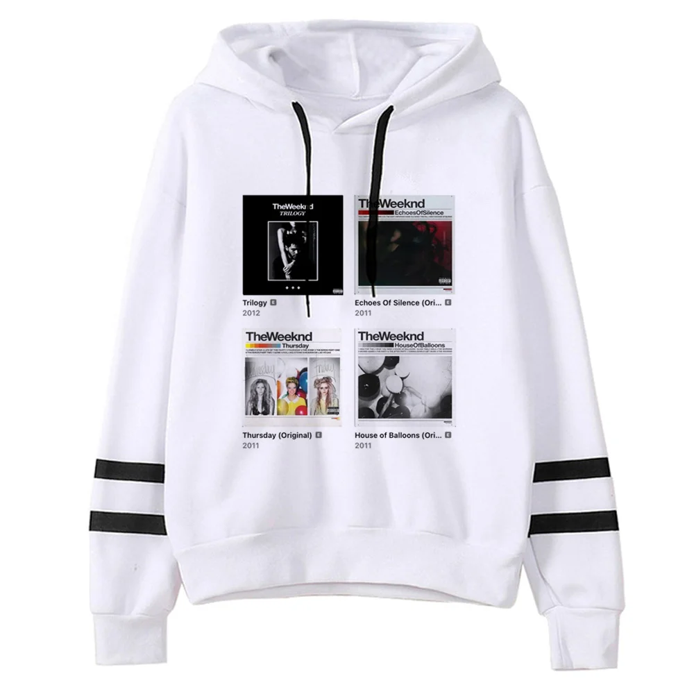 the Weeknd hoodies women gothic streetwear aesthetic Fleece tracksuit Hood women Korean style pulls