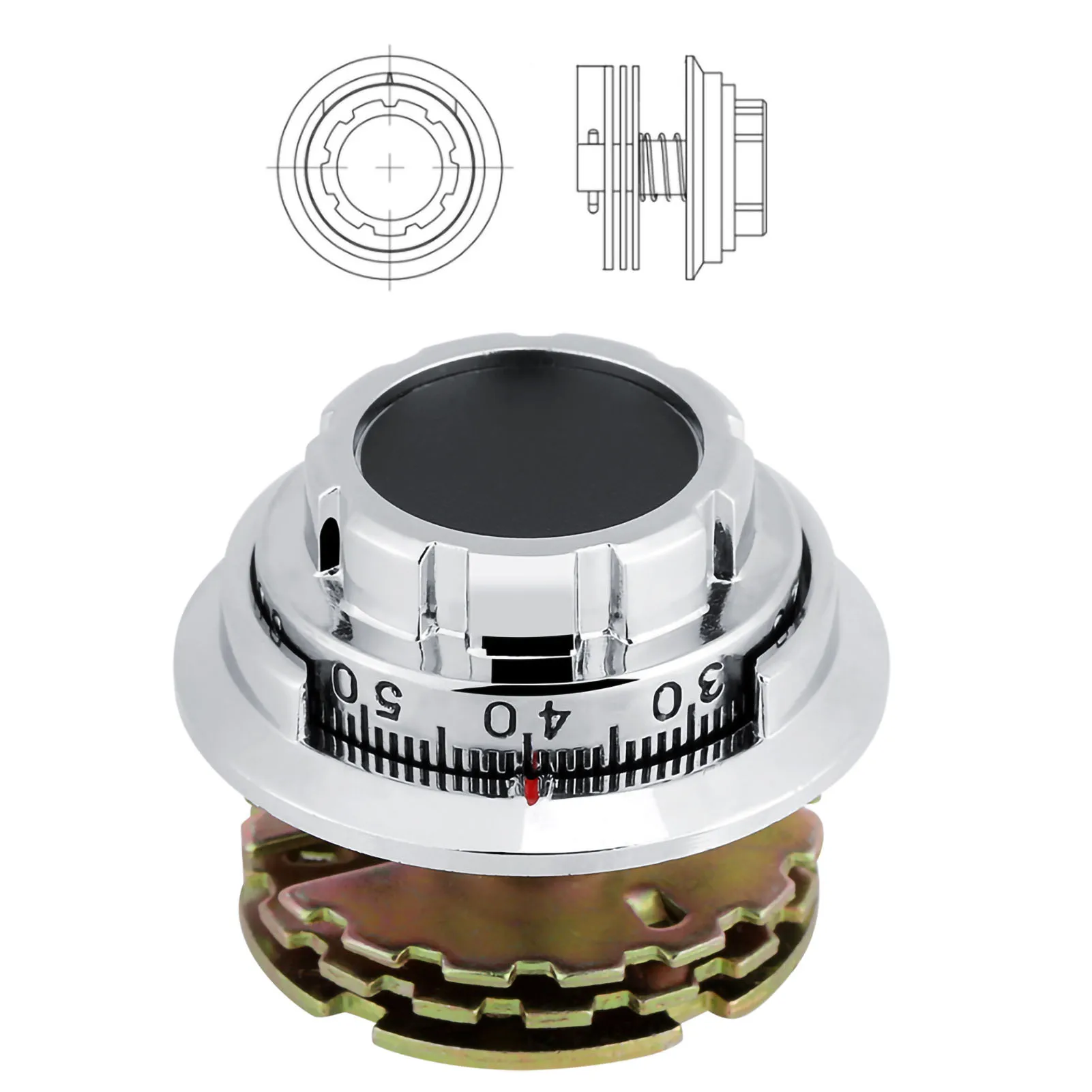 Cerradura de combinación de gabinete, cerradura codificada, cerradura codificada de disco, cerraduras de combinación de Metal para caja de joyería, caja de seguridad, gabinete de documentos