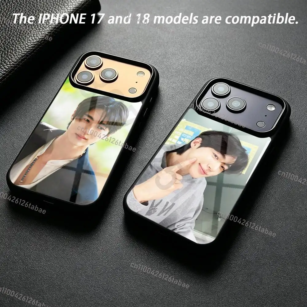 Actor Byeon Woo Seok Phone Case For iPhone 18 17 16 15 14 13 12 11,Plus,Pro,Max Mini Magnetic Wireless Charging