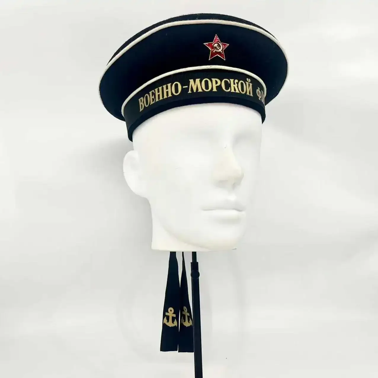 Russian Sea Service Hat Men Marines Cap Soviet Union Sailor