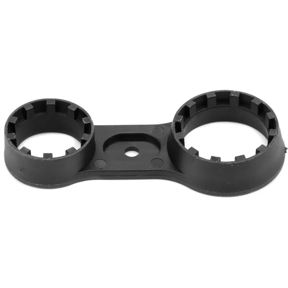 

Набор из 2-х ключей для передней вилки велосипеда с двойной головкой, 84,6 мм, легкий пластиковый ключ для крышки передней вилки велосипеда