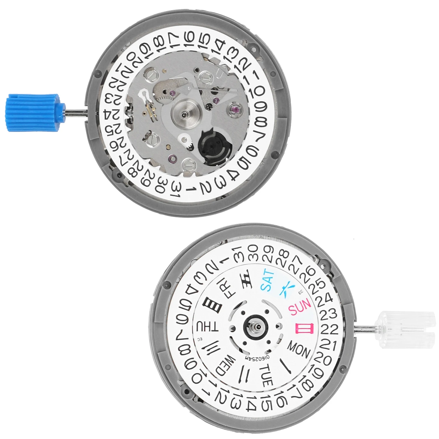 High precision Japanese NH35 NH36 mechanical movement, single/double calendar, NH35/36 brand new movement replacement parts