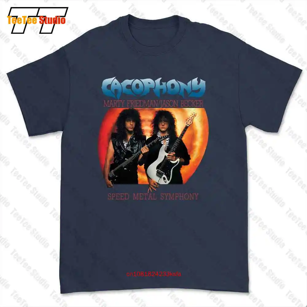 Cacophony Marty Friedman Jason Becker Speed Metal Symphony T-shirt Tee ETBD