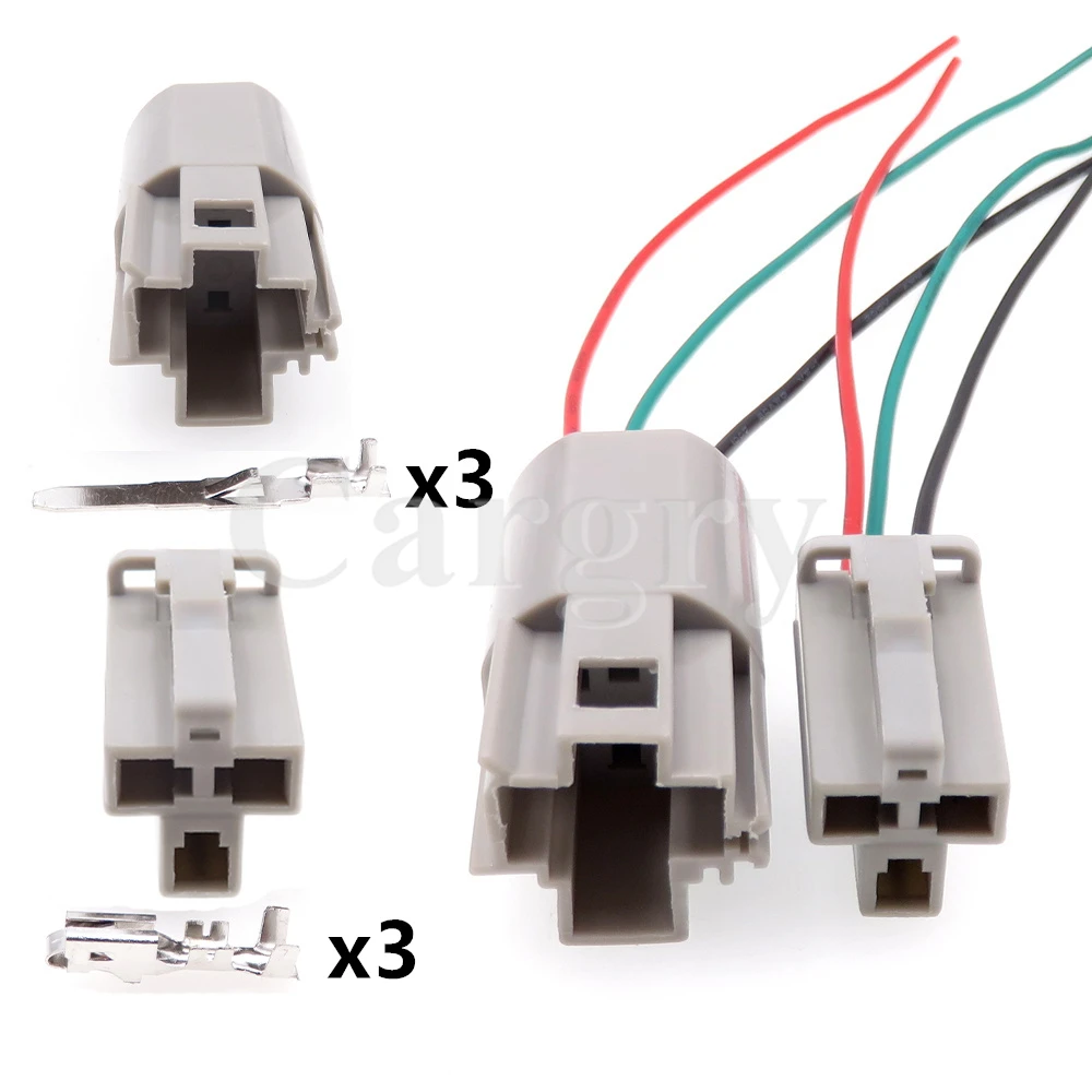 1 Set 3P 12176836 AC Assembly Auto Cigarette Lighter Wiring Harness Connector Car Male Plug Female Socket Auto Parts