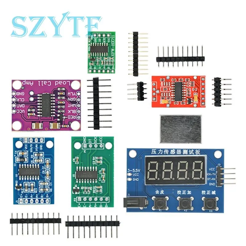 HX711 Dual-channel 24-bit Mini HX711 Weighing Sensor Dual-Channel 24 Bit Precision AD Module Pressure Sensor Microcontroller
