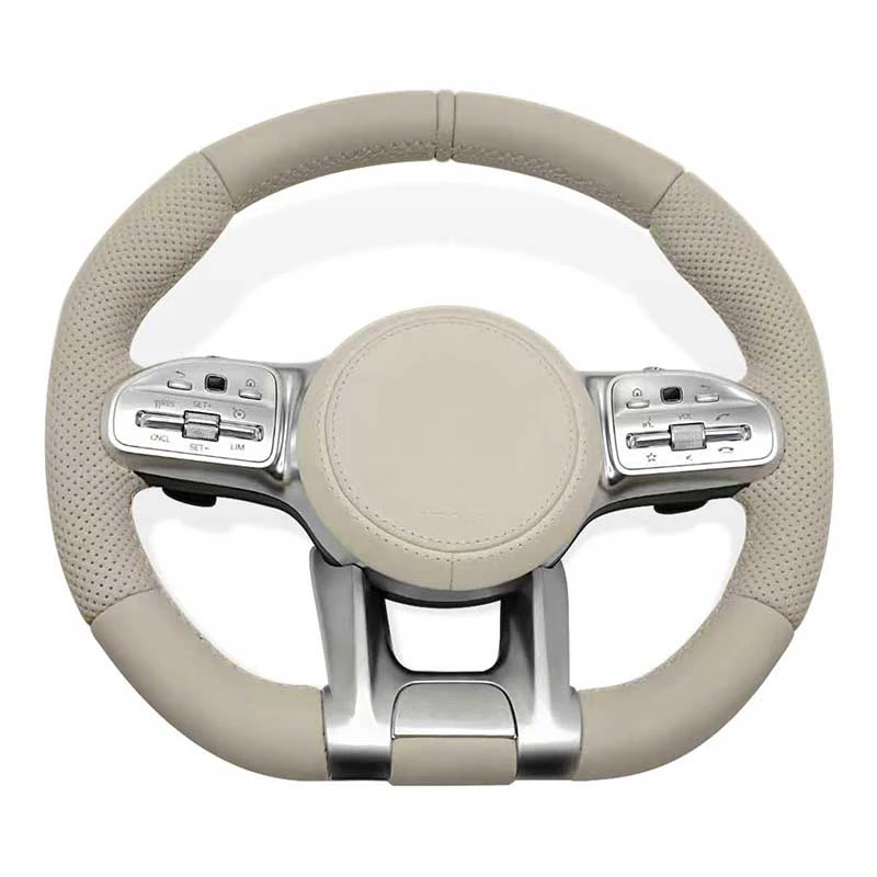 Steering Wheel For Mercedes Benz AMG C190 W117 W166 W177 W197 W205 W213 W216 W217 W218 W222 W253 W257 W463 W464 GLE GLS G63 C63