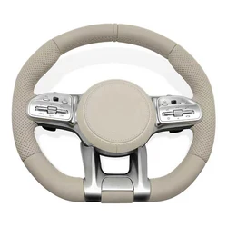 Steering Wheel For Mercedes Benz AMG C190 W117 W166 W177 W197 W205 W213 W216 W217 W218 W222 W253 W257 W463 W464 GLE GLS G63 C63