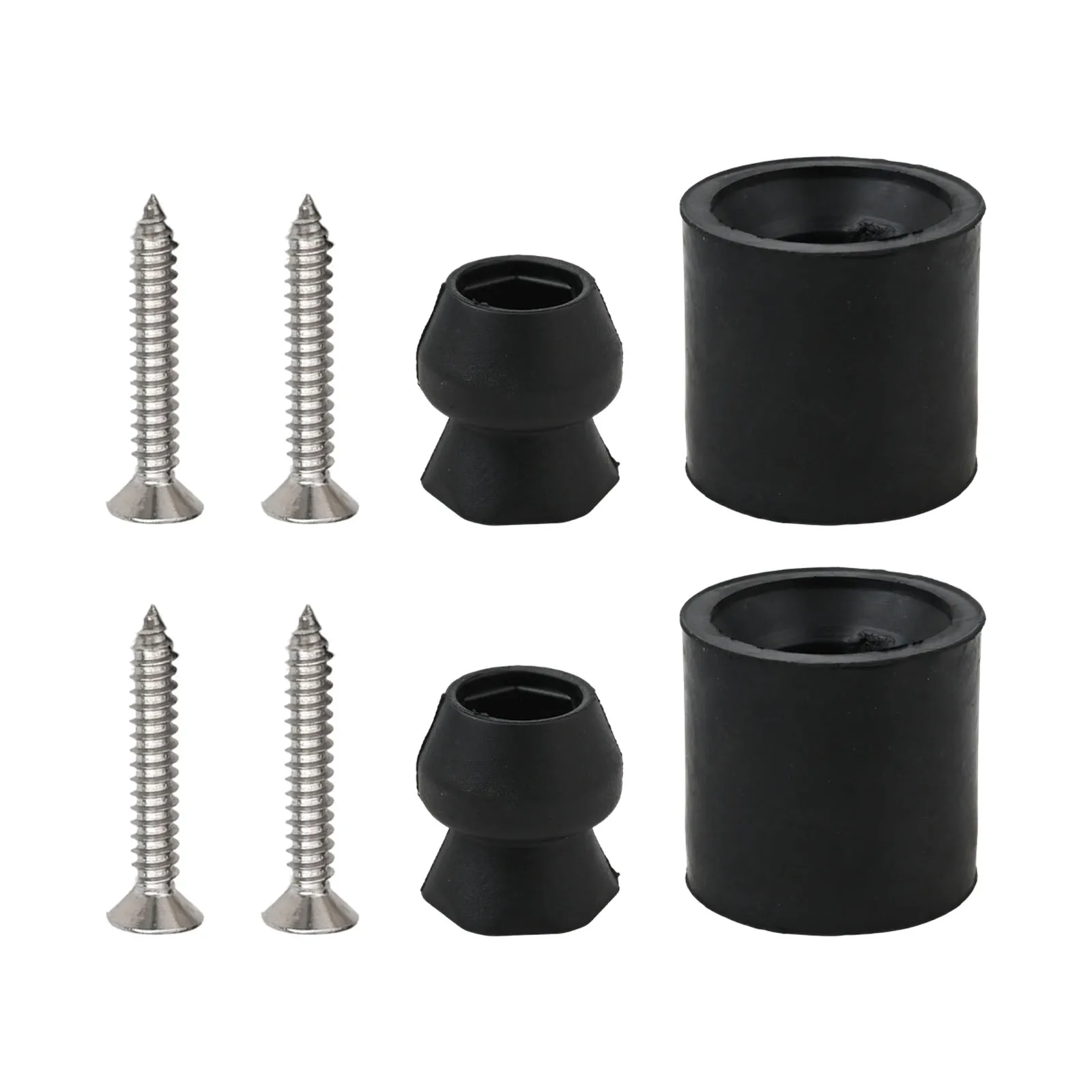 Trailer Door Holder Kit 2pcs Rubber and Plastic Bumper Set for RVs for campers and Trailers to Secure Doors and for windows