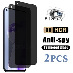 2Pcs Privacy Screen Protector For OnePlus 8T 9R 9RT 10T 10R Anti-Spy Glass Nord 3 2T CE 3 2 Lite N30 N20 Ace Pro Tempered Glass